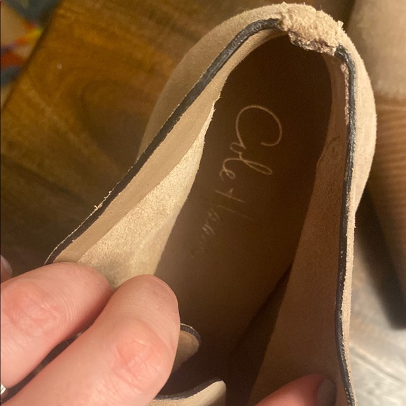 Taupe Suede Women's Ankle Boots - Picture 11 of 12